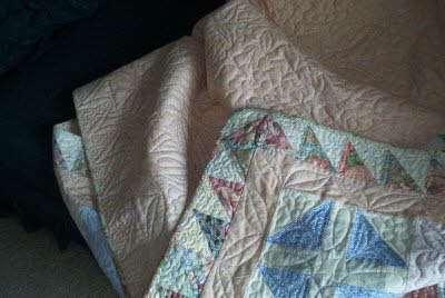 Bruce's Churndash quilting